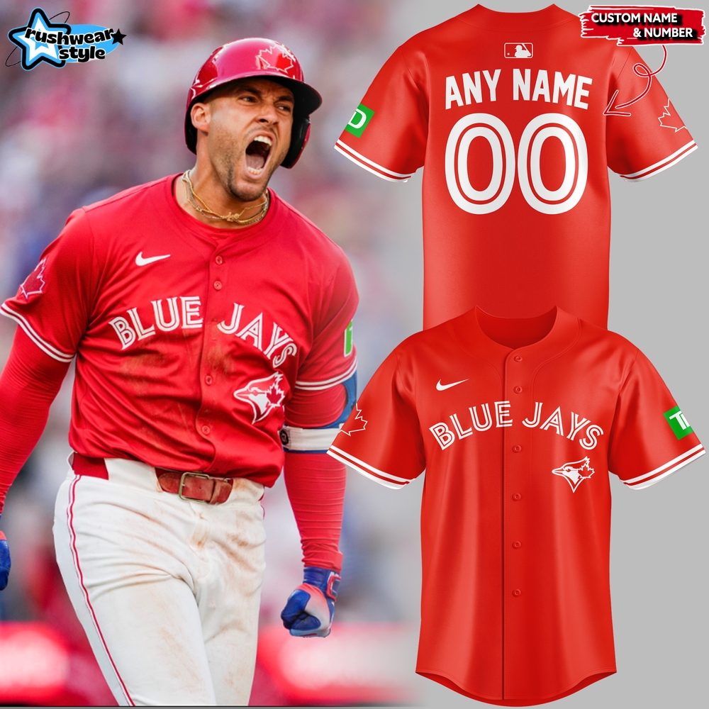 Toronto Blue Jays Canada Day 2025 Custom Name Baseball Jersey Toronto Blue Jays Canada Day 2025 Custom Name Baseball Jersey