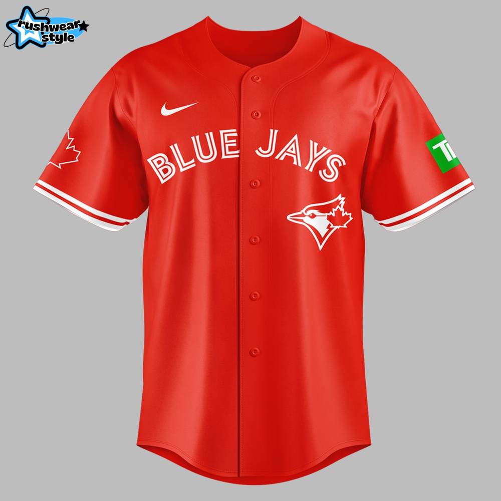 Toronto Blue Jays Canada Day 2025 Custom Name Baseball Jersey Toronto Blue Jays Canada Day 2025 Custom Name Baseball Jersey