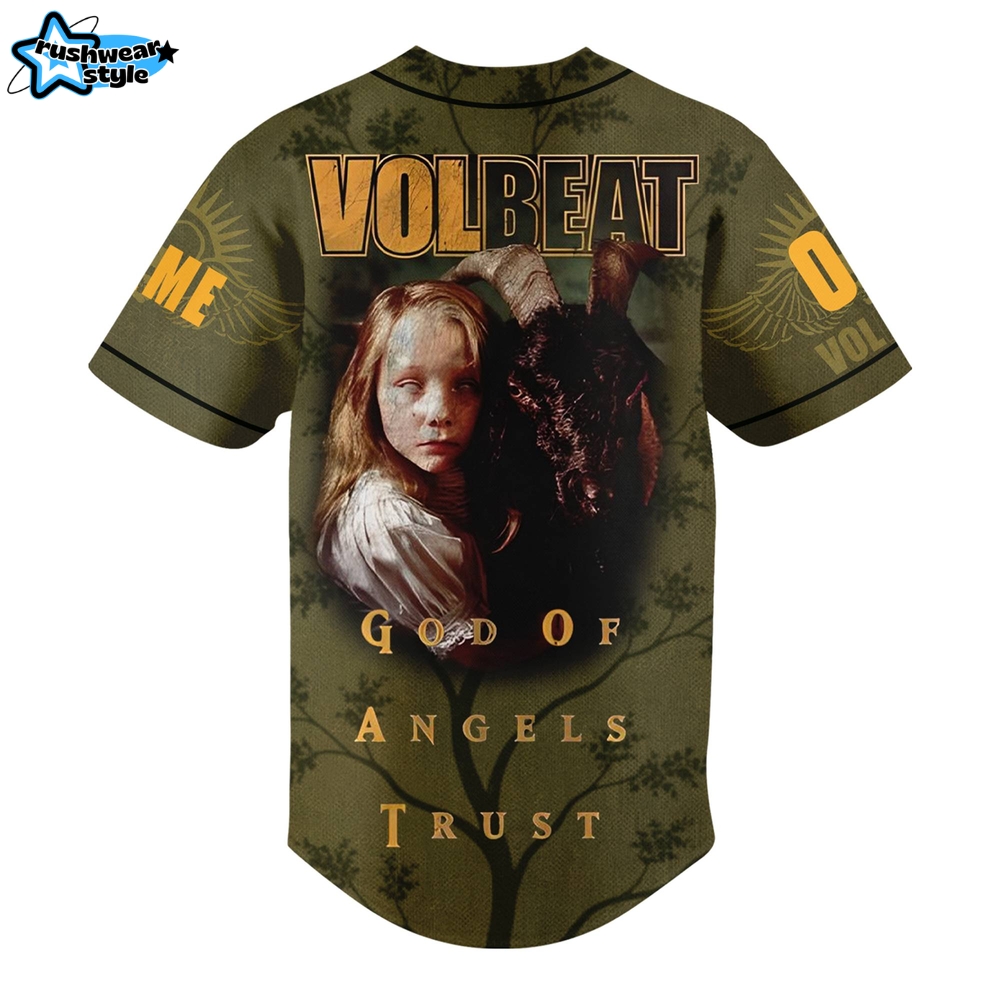Volbeat Band God Of Angels Trust New Album Baseball Jersey Volbeat Band God Of Angels Trust New Album Baseball Jersey