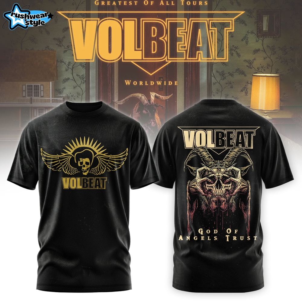 Volbeat Band God Of Angels Trust New Album Limited Shirt Volbeat Band God Of Angels Trust New Album Limited Shirt