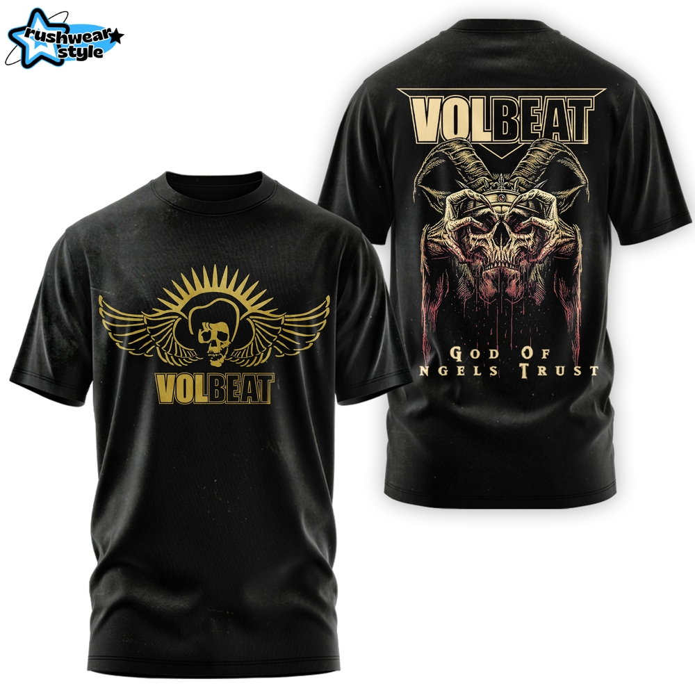 Volbeat Band God Of Angels Trust New Album Limited Shirt Volbeat Band God Of Angels Trust New Album Limited Shirt
