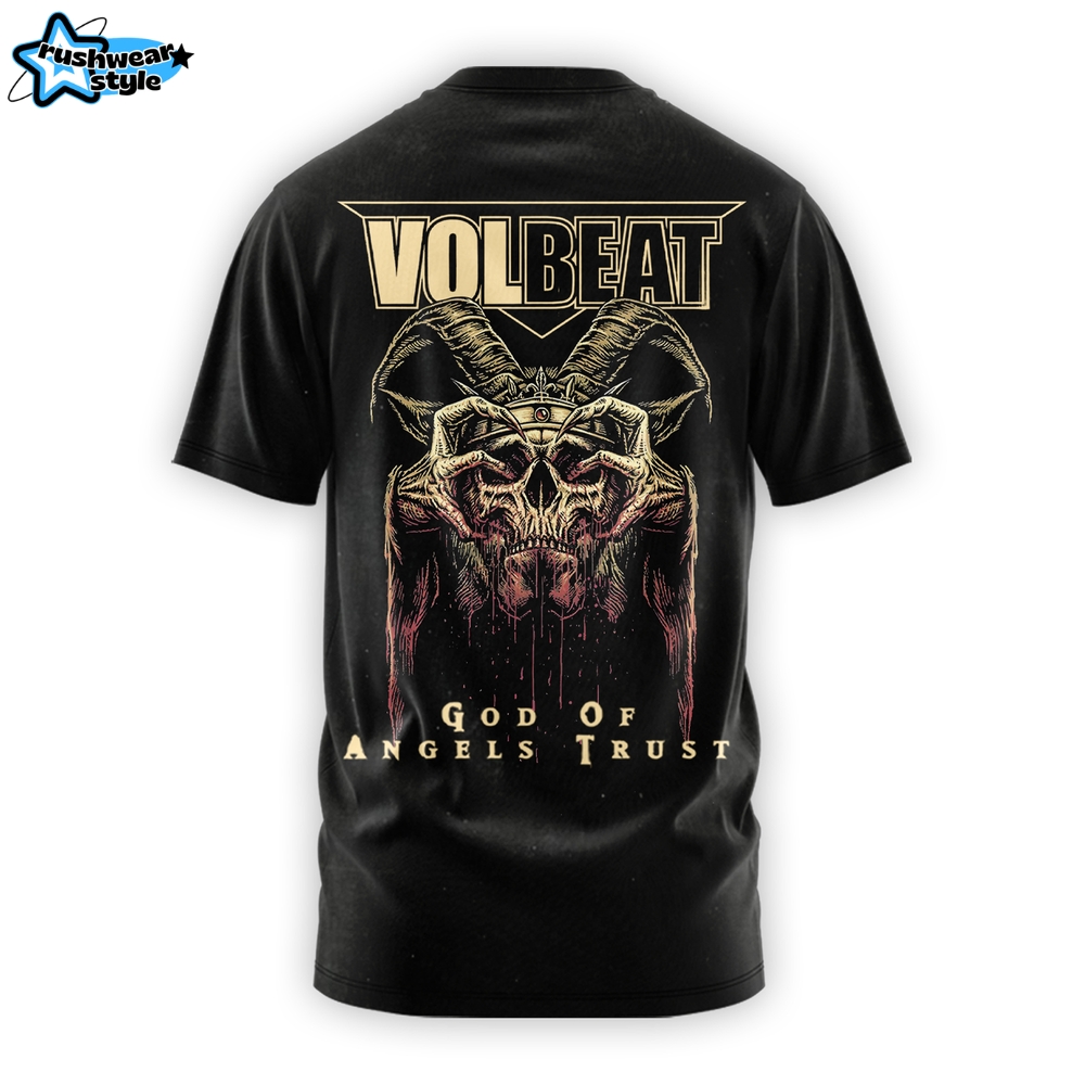 Volbeat Band God Of Angels Trust New Album Limited Shirt Volbeat Band God Of Angels Trust New Album Limited Shirt