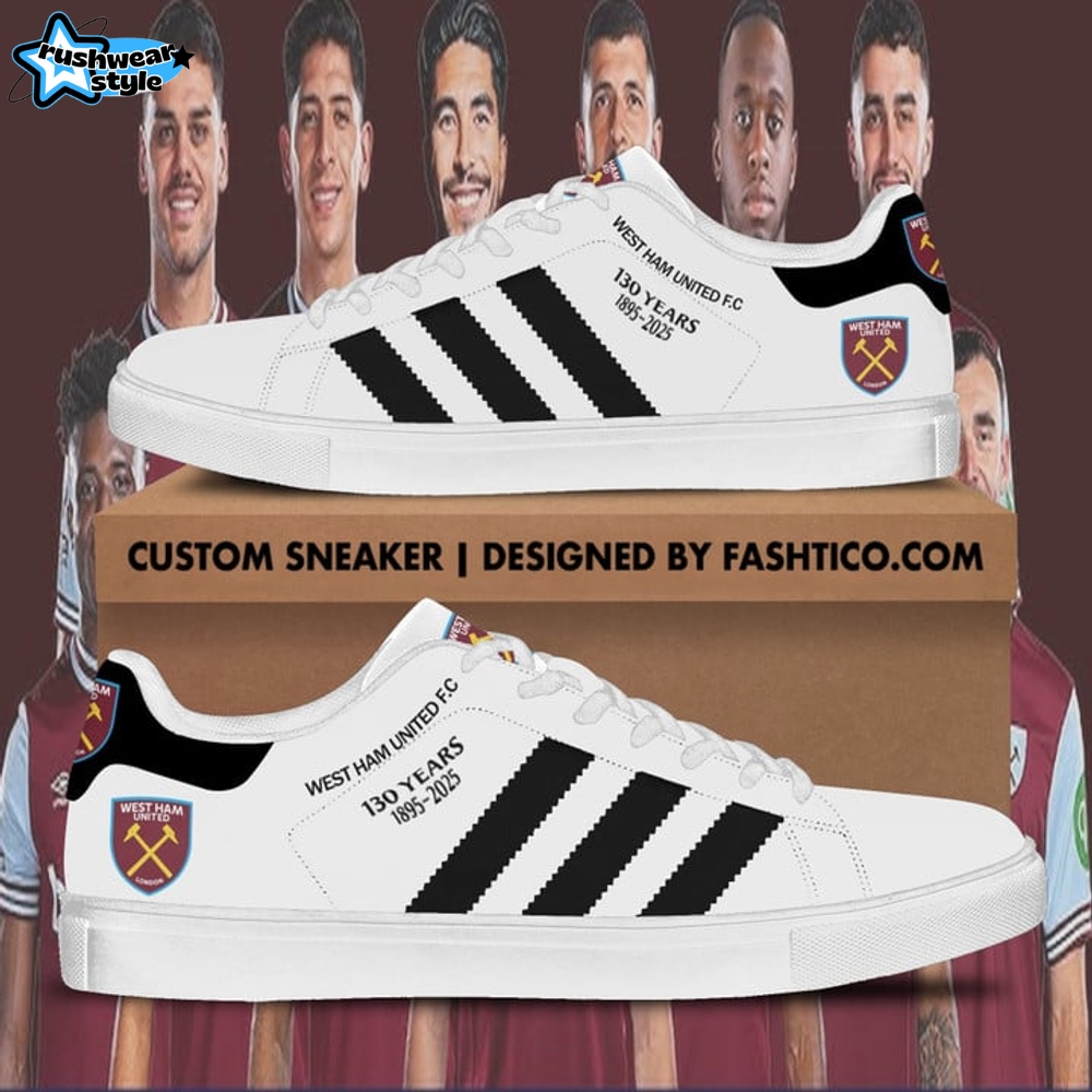 West Ham United FC 130 Years Anniversary Special Stan Smith Shoes West Ham United FC 130 Years Anniversary Special Stan Smith Shoes