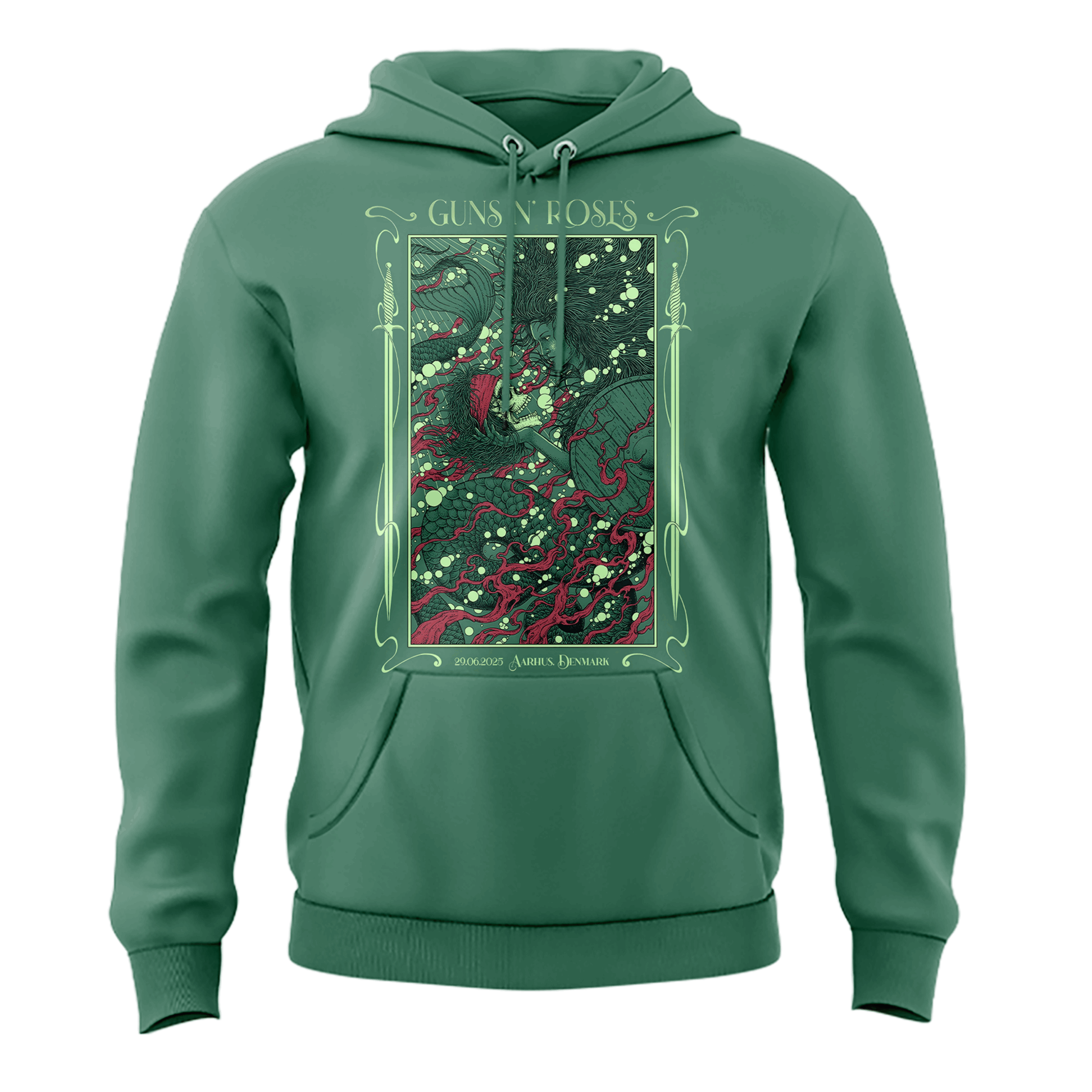 Guns N' Roses World Tour to Aarhus 2025 Limited Edition Hoodie Set Guns N' Roses World Tour to Aarhus 2025 Limited Edition Hoodie Set