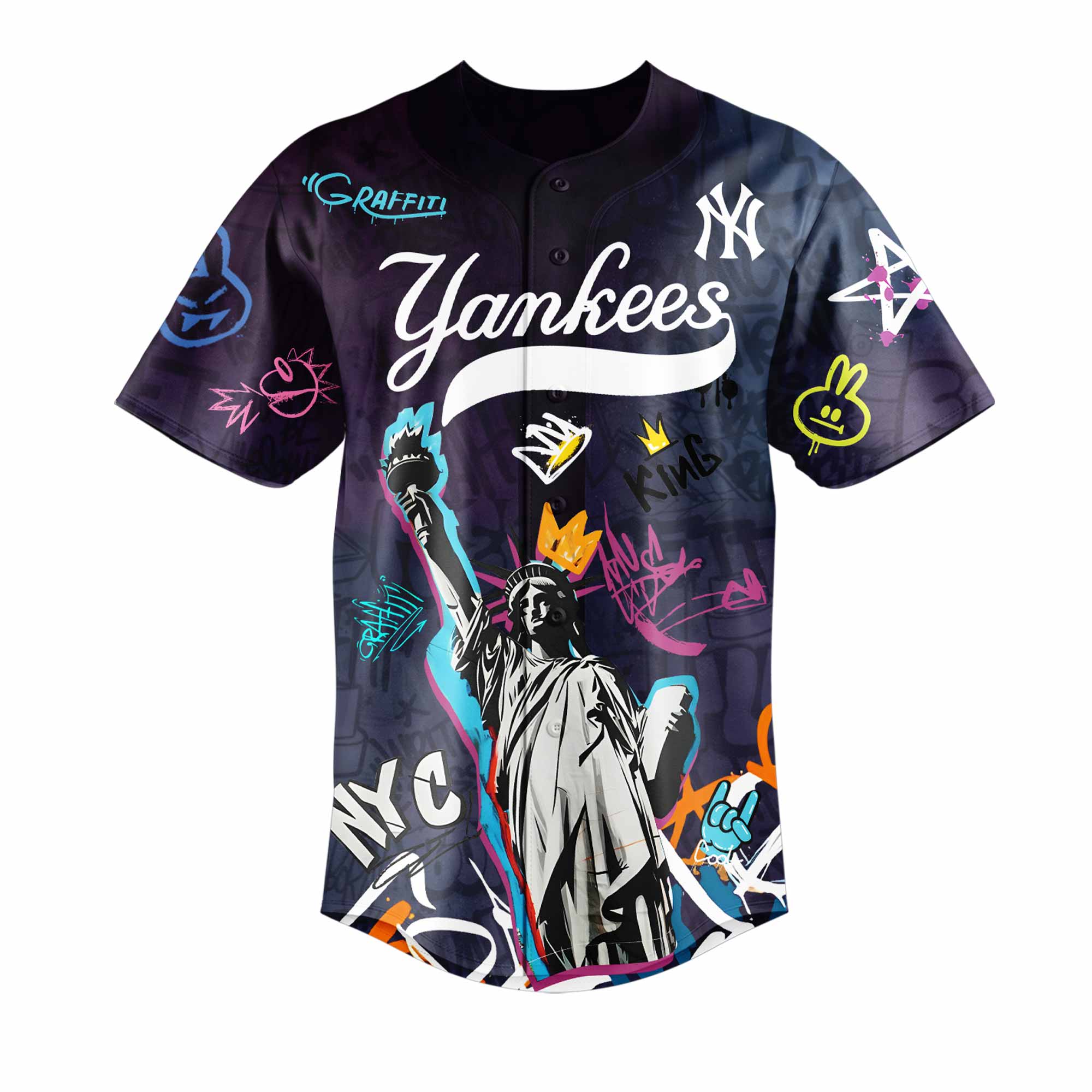 New York Yankees x Graffiti New York City Street Style Jersey 2025 New York Yankees x Graffiti New York City Street Style Jersey 2025