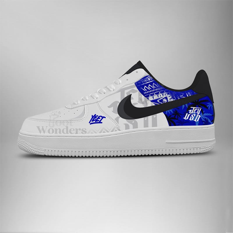 Jey Uso WrestleMania 41 Special Air Force 1 Sneakers Jey Uso WrestleMania 41 Special Air Force 1 Sneakers