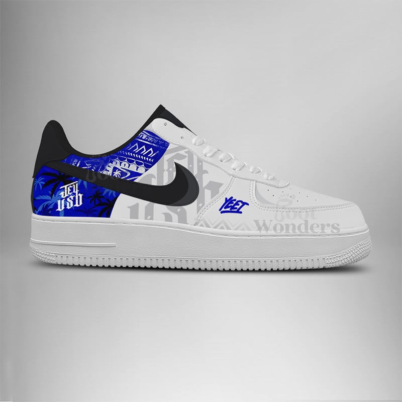 Jey Uso WrestleMania 41 Special Air Force 1 Sneakers Jey Uso WrestleMania 41 Special Air Force 1 Sneakers