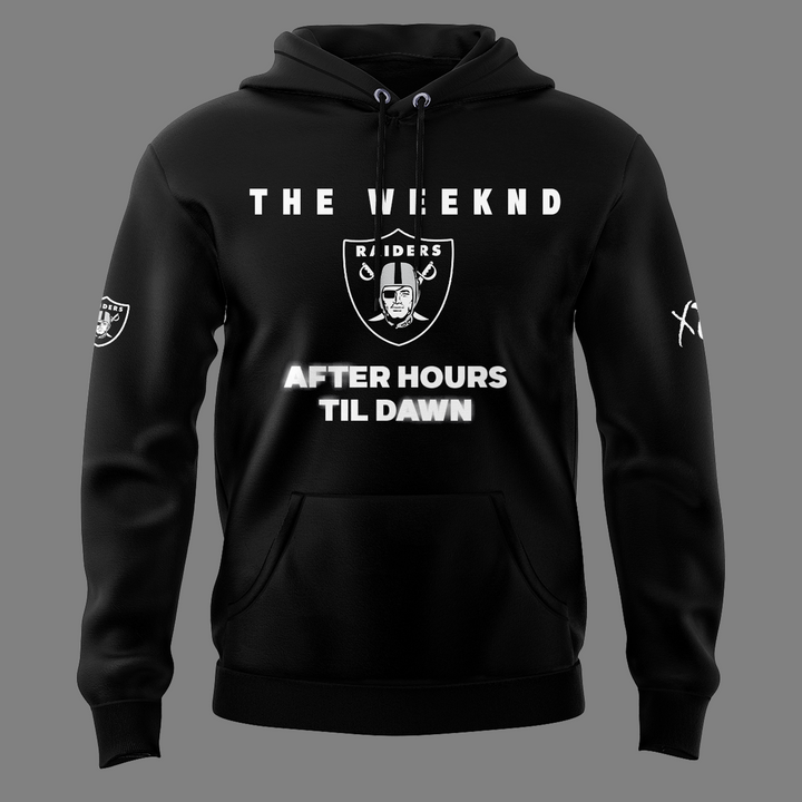 Las Vegas Raiders x The Weeknd After Hours Til Dawn Tour 2025 Hoodie Set Las Vegas Raiders x The Weeknd After Hours Til Dawn Tour 2025 Hoodie Set
