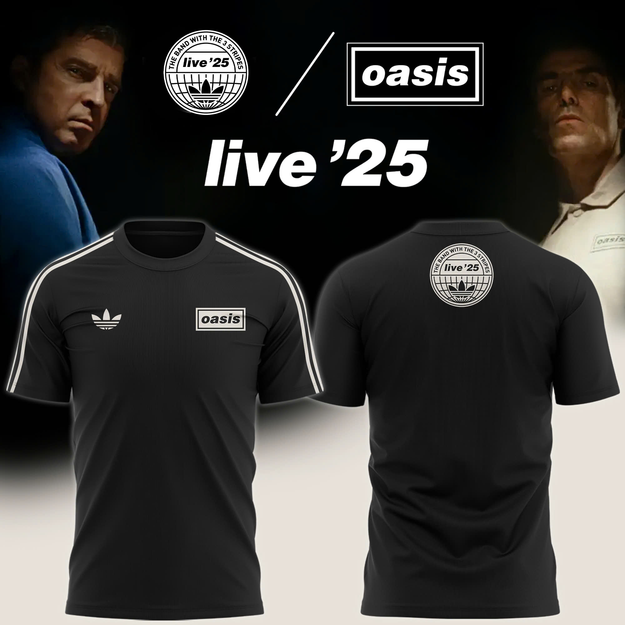 Oasis x Live '25 TOUR JACQUARD Special T-Shirt Oasis x Live '25 TOUR JACQUARD Special T-Shirt