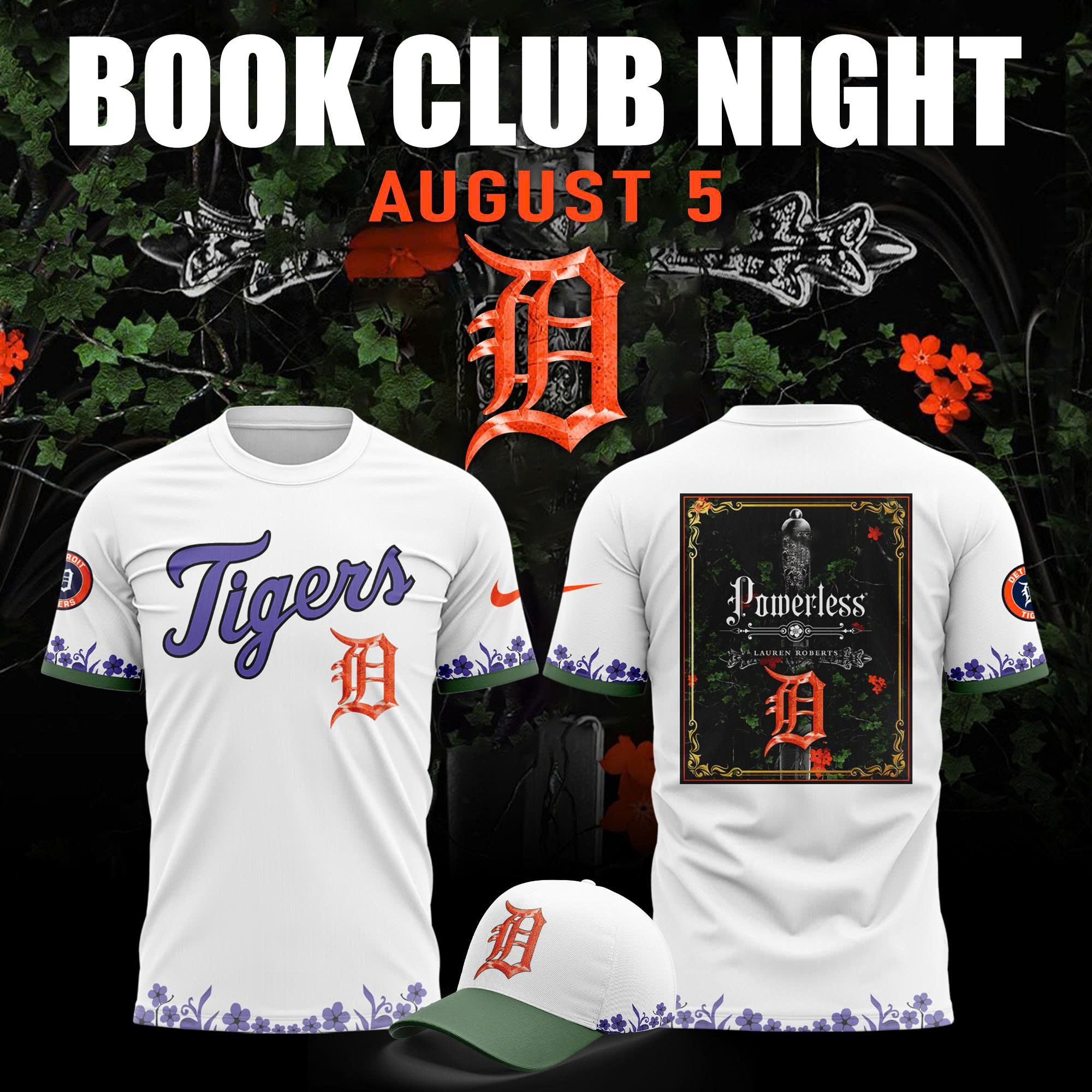 Detroit Tigers Book Club Night 2025 Limited Edition Shirt Detroit Tigers Book Club Night 2025 Limited Edition Shirt