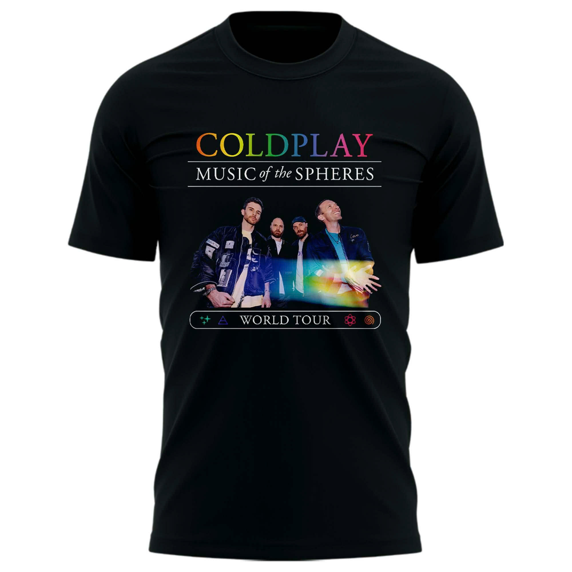 Coldplay Music Of The Spheres World Tour 25 Special Shirt Black Coldplay Music Of The Spheres World Tour 25 Special Shirt Black