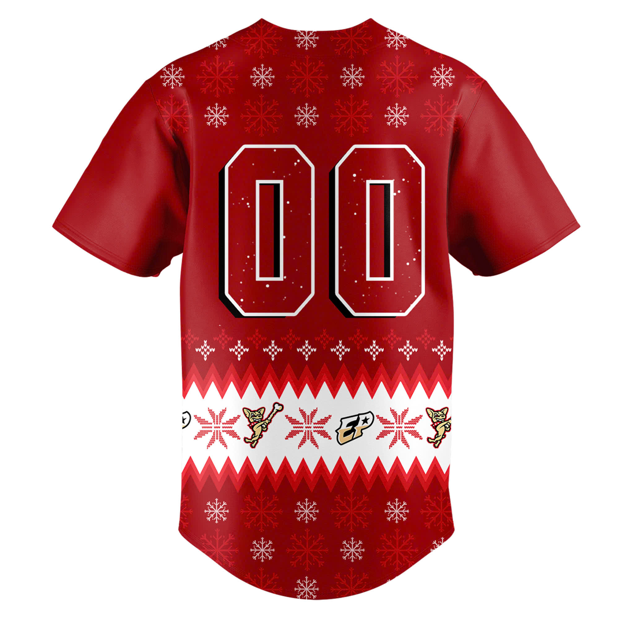 El Paso Chihuahuas Christmas in July 2025 Special Baseball Jersey El Paso Chihuahuas Christmas in July 2025 Special Baseball Jersey