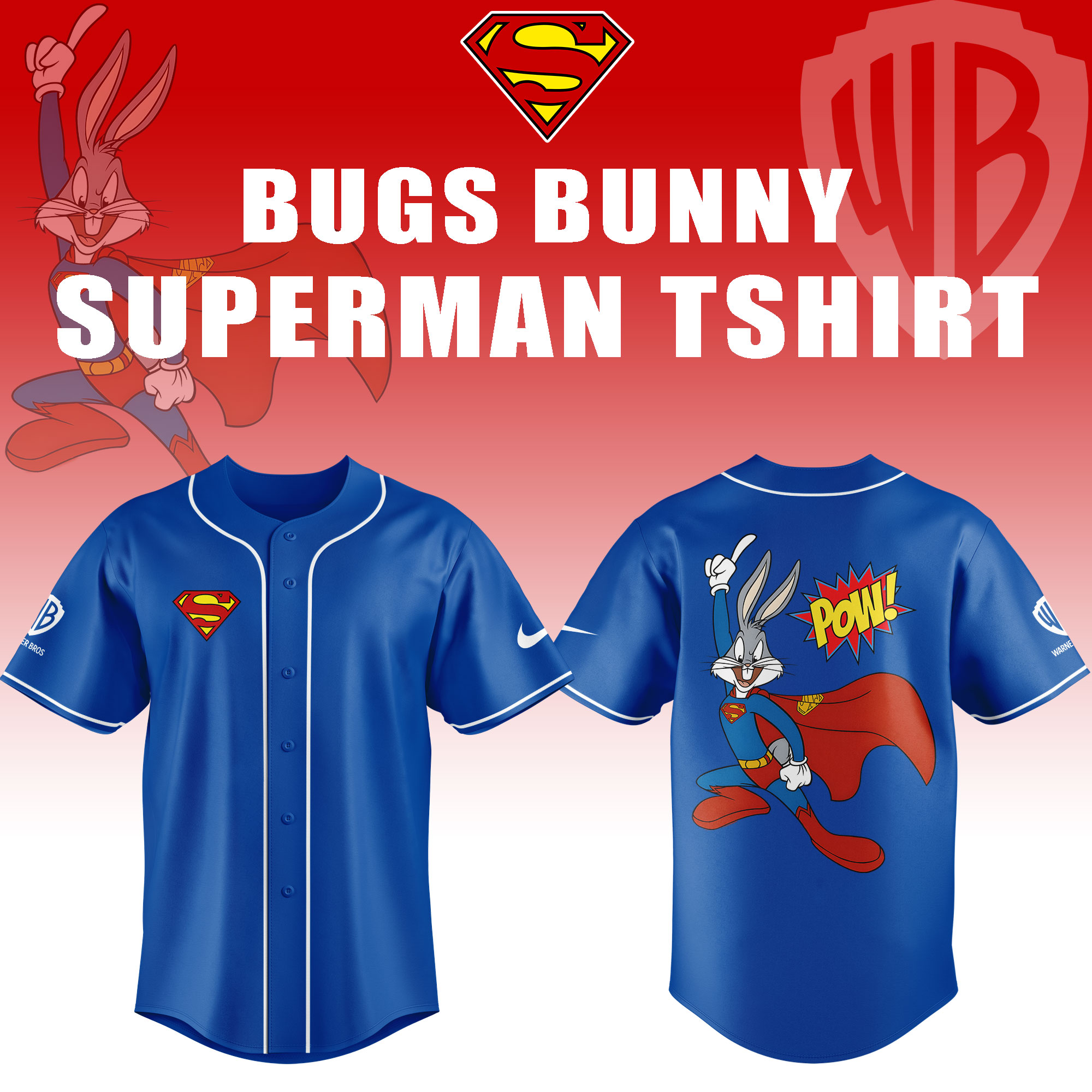 Bugs Bunny x Super Man 2025 Jersey Bugs Bunny x Super Man 2025 Jersey