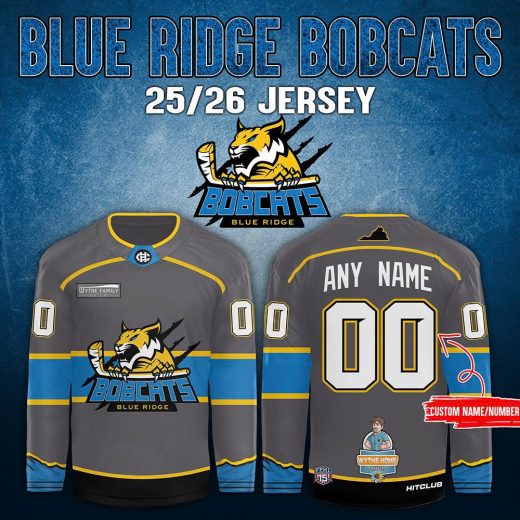 Blue Ridge Bobcats Pro Hockey Jerseys Season 25/26 Grey