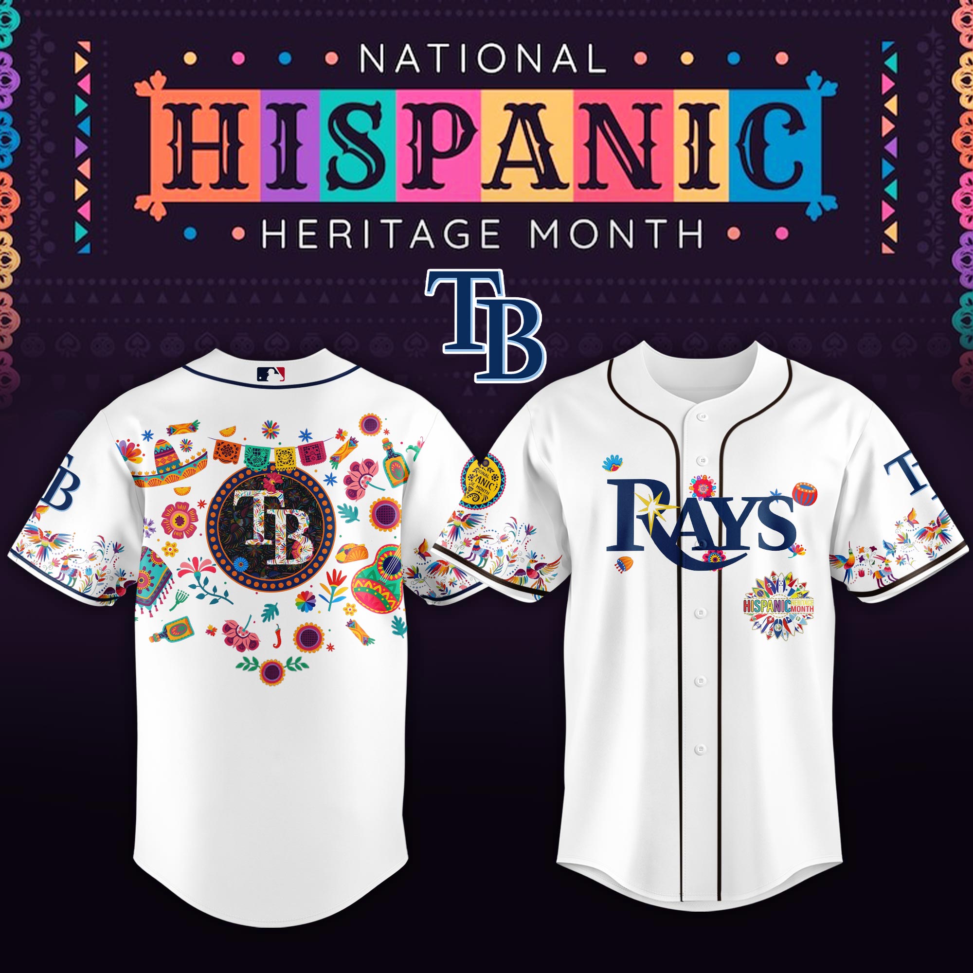 Rays x Hispanic Heritage Specail Edition Jersey Rays x Hispanic Heritage Specail Edition Jersey