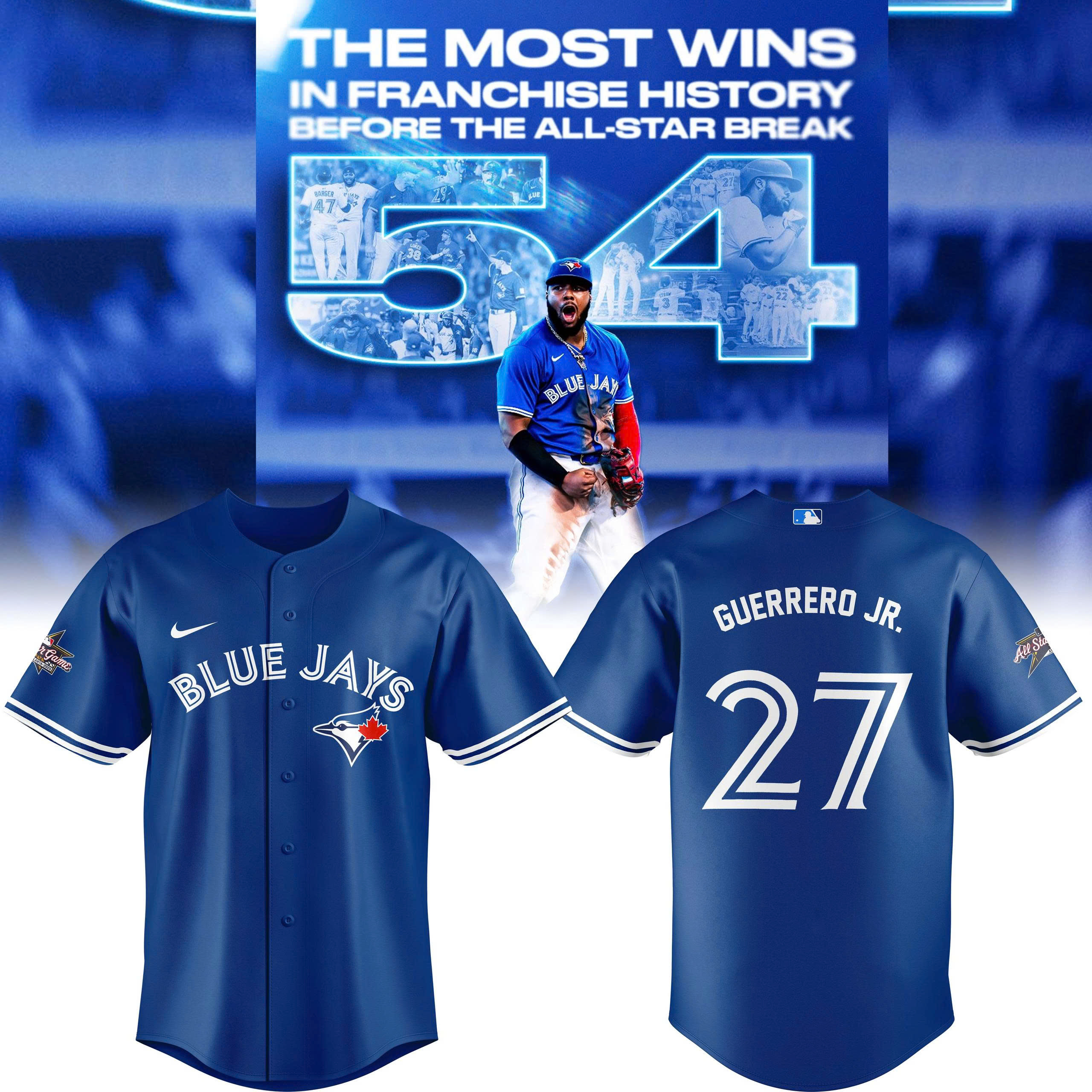 Vladimir Guerrero Jr. Toronto Blue Jays 2025 MLB All-Star Jersey Vladimir Guerrero Jr. Toronto Blue Jays 2025 MLB All-Star Jersey