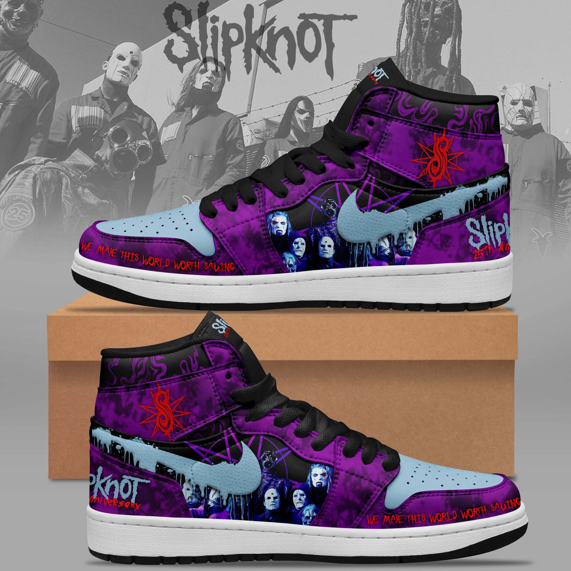 Slipknot Air Jordan 1 Sneaker Slipknot Air Jordan 1 Sneaker