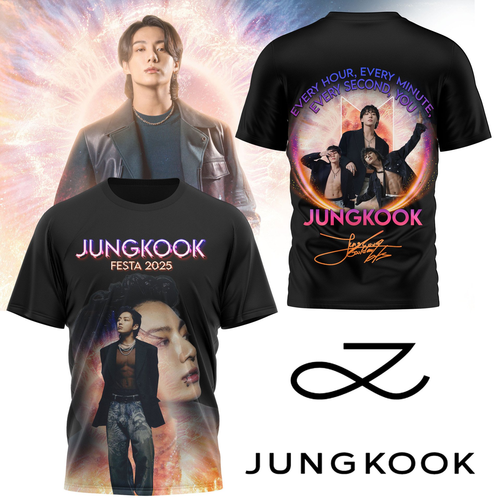 Jungkook BTS festa 2025 T-shirt Jungkook BTS festa 2025 T-shirt