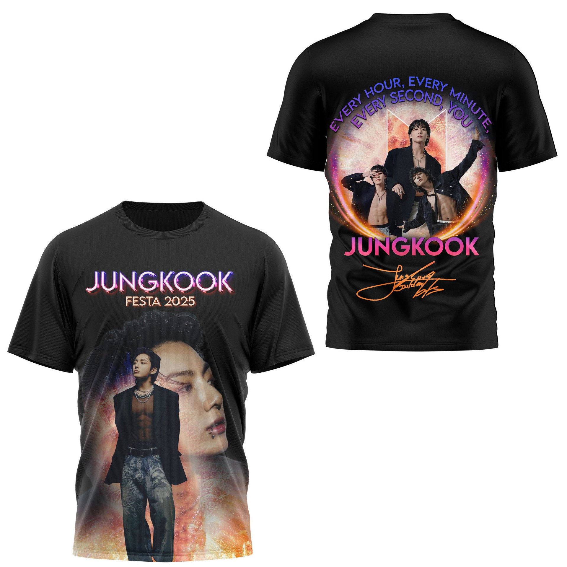 Jungkook BTS festa 2025 T-shirt Jungkook BTS festa 2025 T-shirt