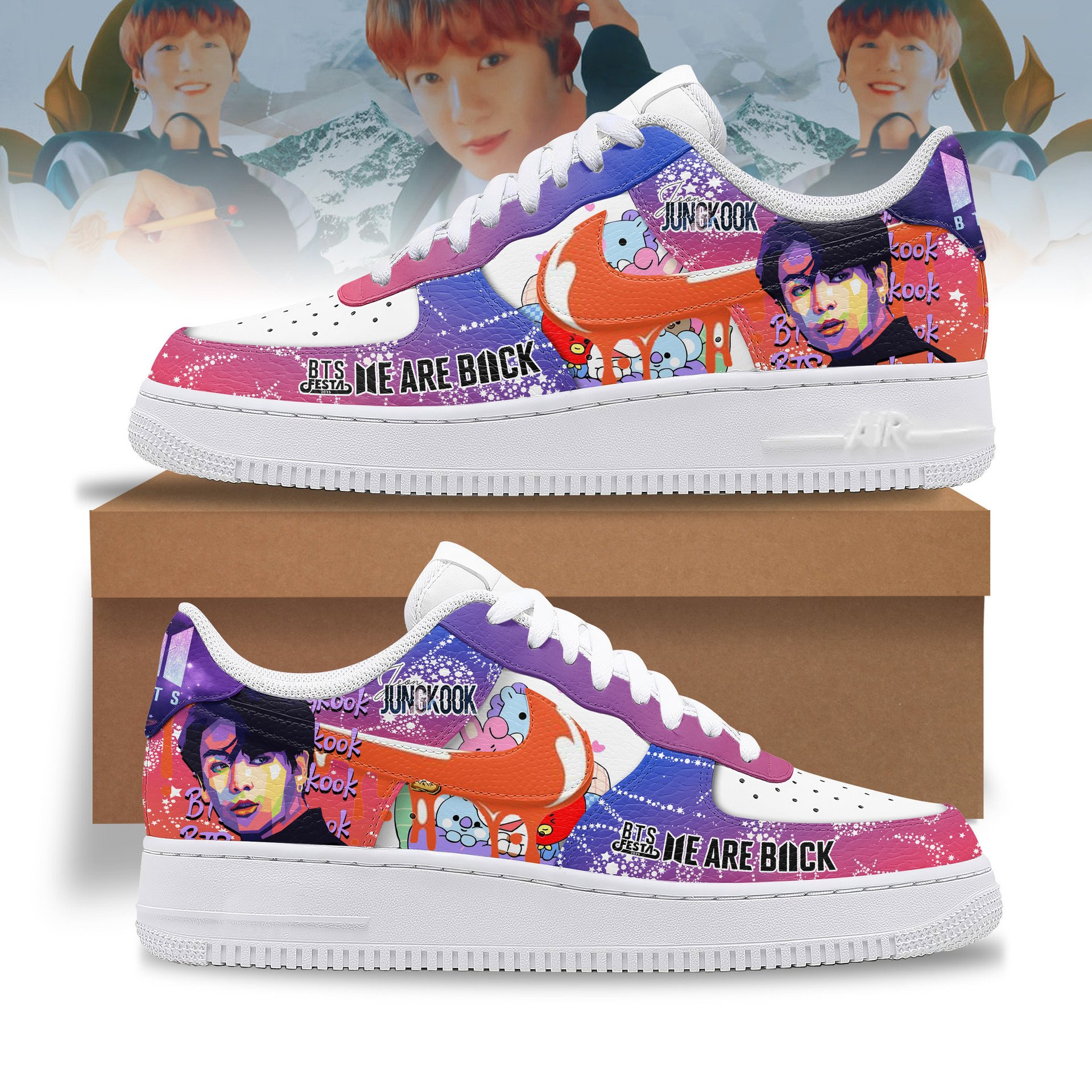 BTS festa 2025 Air Force 1 Sneaker BTS festa 2025 Air Force 1 Sneaker