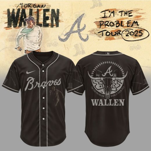 Limited Edition A.Braves Morgan Wallen  “I’m the Problem Tour 2025” Jersey