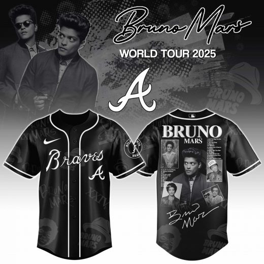 Atlanta Braves x Bruno Mars at Park MGM 2025 Jersey Editions Limited