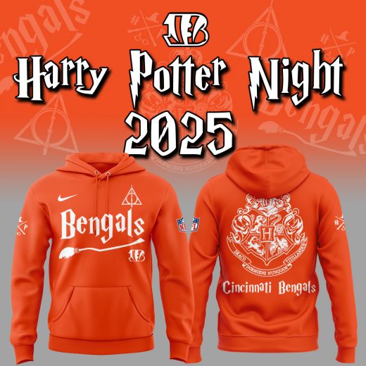 Cincinnati Bengals x Harry Potter Night 2025 Hoodie Set