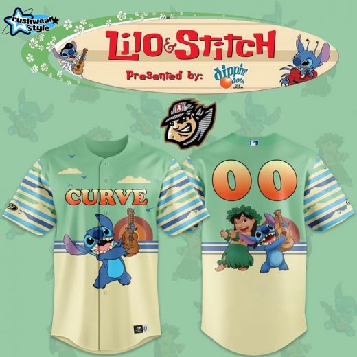 Altoona Curve x Lilo & Stitch Custom Baseball Jersey