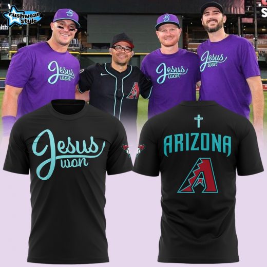 Arizona Diamondbacks Jesus Won New 2025 Black Shirt