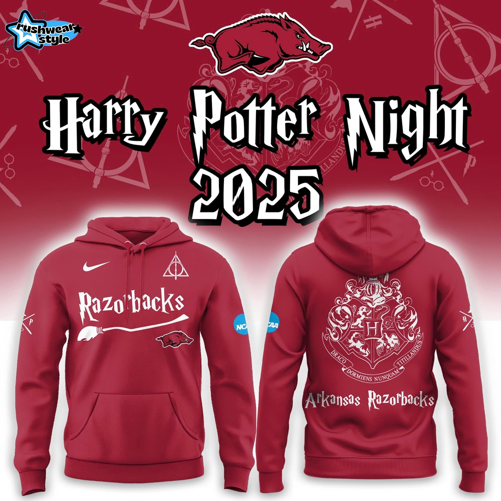 Arkansas Razorbacks x Harry Potter Night 2025 Hoodie Set Arkansas Razorbacks x Harry Potter Night 2025 Hoodie Set
