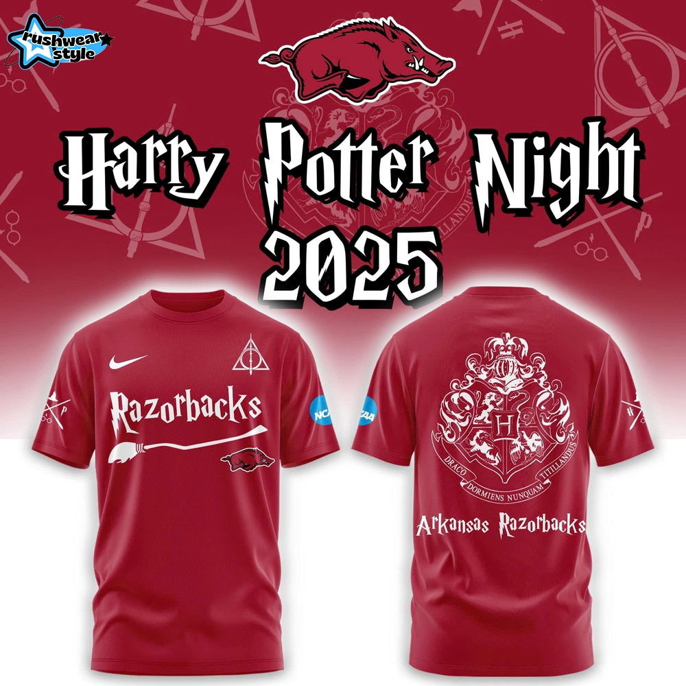 Arkansas Razorbacks x Harry Potter Night 2025 Shirt Arkansas Razorbacks x Harry Potter Night 2025 Shirt