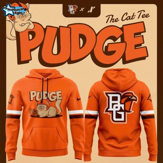 BGSU Football Pudge the Cat 2025 Limited Edition Hoodie, Cap