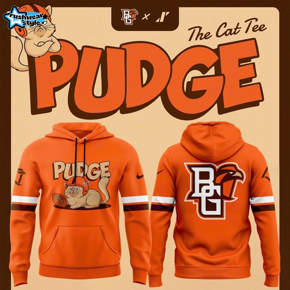 BGSU Football Pudge the Cat 2025 Limited Edition Hoodie, Cap BGSU Football Pudge the Cat 2025 Limited Edition Hoodie, Cap