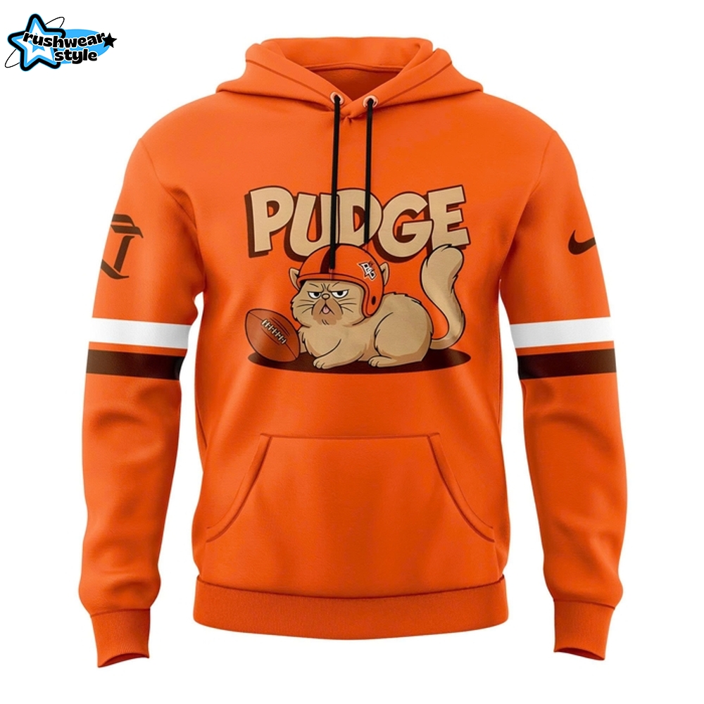 BGSU Football Pudge the Cat 2025 Limited Edition Hoodie, Cap BGSU Football Pudge the Cat 2025 Limited Edition Hoodie, Cap
