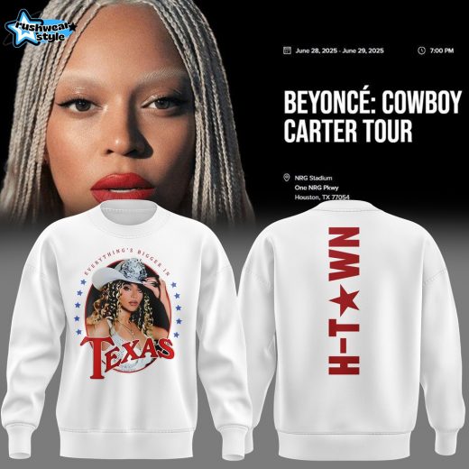 Beyonce Cowboys Carter Tour x Houston 2025 Special Sweatshirt