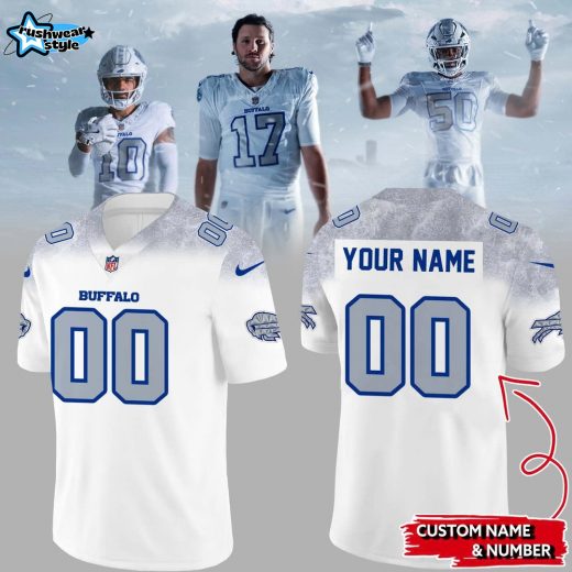 Buffalo Bills 2025 Rivalries Custom Name Football Jersey