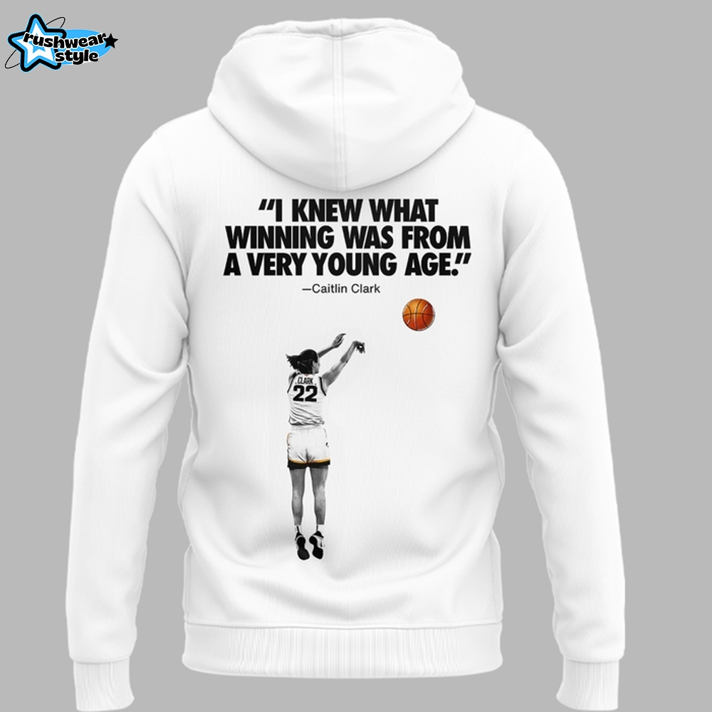 Caitlin Clark New Logo White Caitlin was here Hoodie Caitlin Clark New Logo White Caitlin was here Hoodie
