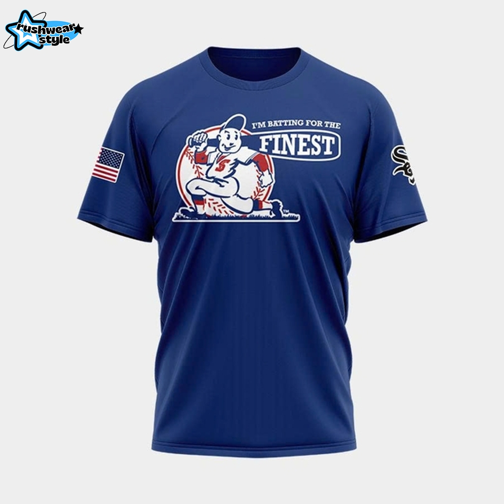 Chicago White Sox 2025 Police and Fire Night Blue Shirt Chicago White Sox 2025 Police and Fire Night Blue Shirt