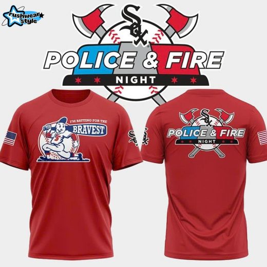 Chicago White Sox 2025 Police and Fire Night Red Shirt