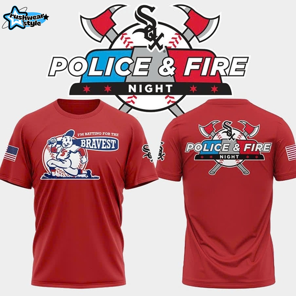 Chicago White Sox 2025 Police and Fire Night Red Shirt Chicago White Sox 2025 Police and Fire Night Red Shirt