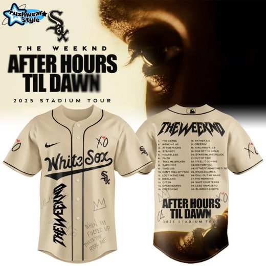 Chicago White Sox x The Weeknd After Hours Til Dawn 2025 Jersey