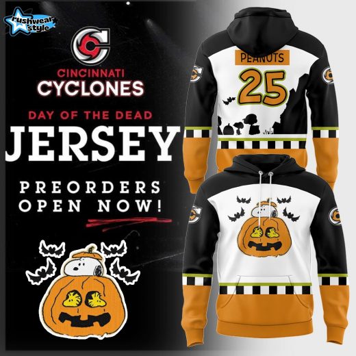 Cincinnati Cyclones x Peanuts Halloween Night 2025 Hoodie Set