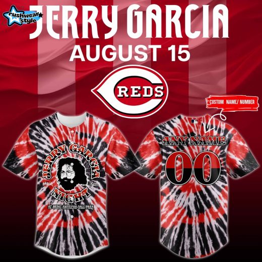 Cincinnati Reds x Jerry Garcia Grateful Dead Night Jersey 2025
