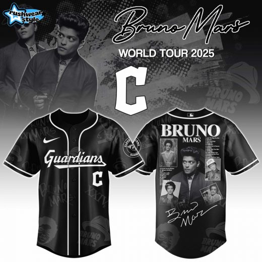 Cleveland Guardians x Bruno Mars at Park MGM 2025 Jersey Editions Limited