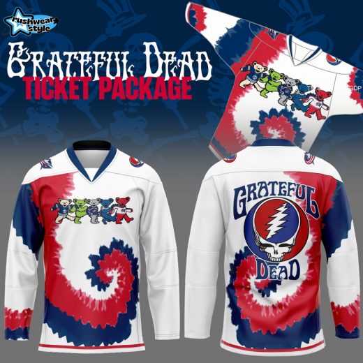 Columbus Blue Jackets x Grateful Dead Night 2025 Jersey