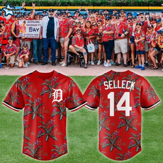 Detroit Tigers 2025 MAGNUM P.I. DAY Tom Selleck Baseball jersey