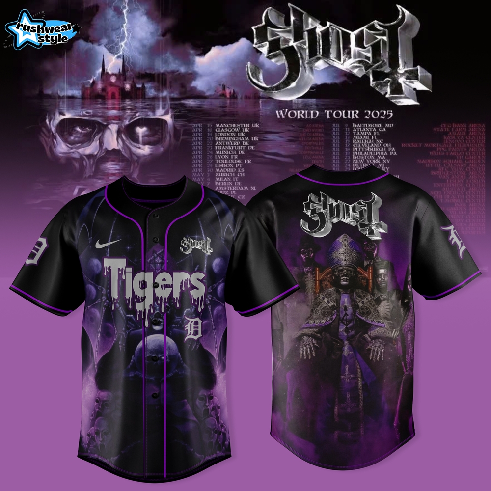Detroit Tigers x Ghost – Skeletour World Tour 2025