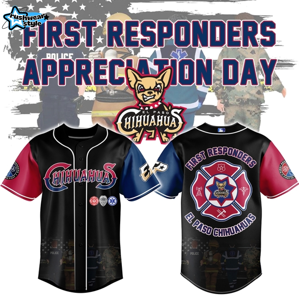 El Paso Chihuahuas First Responders Appreciation Day 2025 Jersey El Paso Chihuahuas First Responders Appreciation Day 2025 Jersey