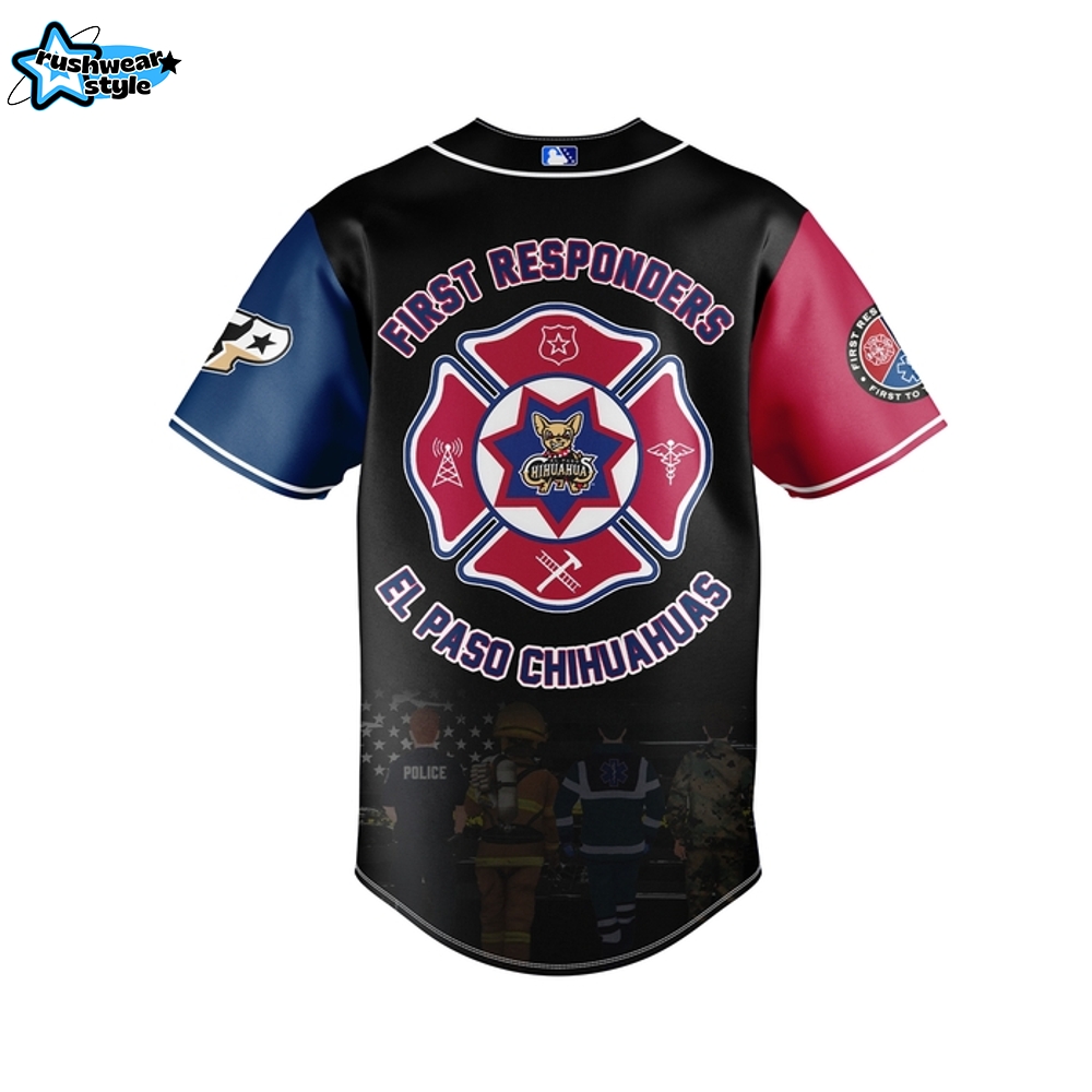 El Paso Chihuahuas First Responders Appreciation Day 2025 Jersey El Paso Chihuahuas First Responders Appreciation Day 2025 Jersey