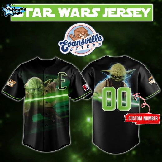 Evansville Otters x Yoda Star Wars Night Jersey 2025